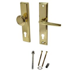   Ajtókilincs garnitúra, Aramis PZ 08/090, arany, cilinderes zárakhoz