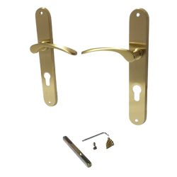   Ajtókilincs garnitúra, Violetta PZ 08/072, arany, cilinderes zárakhoz