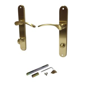 Ajtókilincs garnitúra, Violetta WC 08/090/0,6, arany, WC-záras