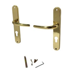 Ajtókilincs garnitúra, Silvia PZ 08/072, arany, cilinderes zárakhoz