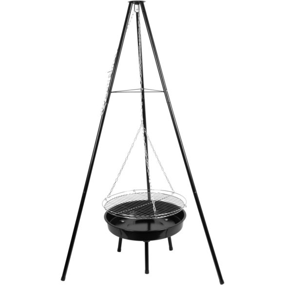 Strend Pro Grill Bavarian állítható magasságú faszenes grill - 320-660/1500 mm