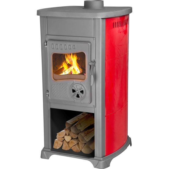 Strend Pro Bella Thalia kályha, piros, 5,4 kW