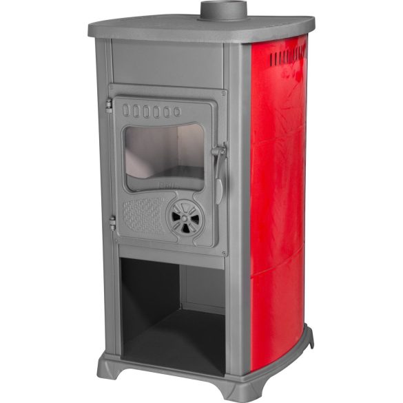 Strend Pro Bella Thalia kályha, piros, 5,4 kW