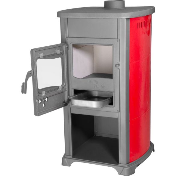 Strend Pro Bella Thalia kályha, piros, 5,4 kW