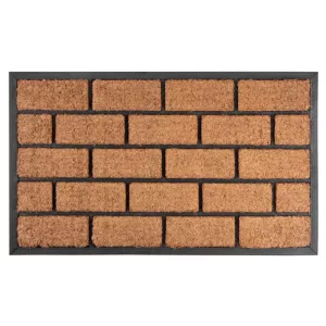 MagicHome RBC 124 lábtörlő - Brickwall, 45 x 75cm, barna