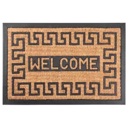 MagicHome RBB 110 lábtörlő - Welcome, 40 x 60 cm, barna