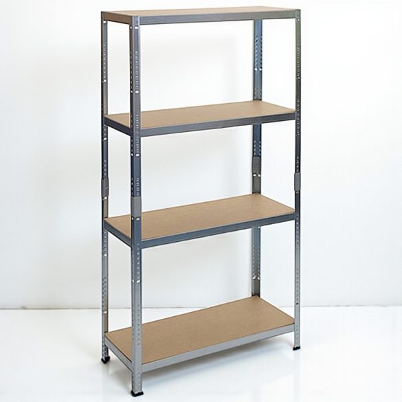 Strend Pro 4 polcos fém/MDF műhelypolc, 180 x 90 x 40 cm, teherbírás: 175 kg/polc