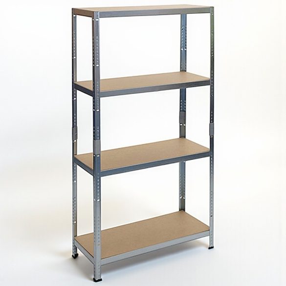 Strend Pro 4 polcos fém/MDF műhelypolc, 180 x 90 x 40 cm, teherbírás: 175 kg/polc