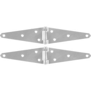 Ajtózsanér, MH025803, ezüst, 152 mm, cink, 2 db