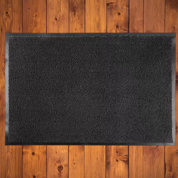 MagicHome CPM 304 lábtörlő - 60 x 90 cm, fekete/szürke