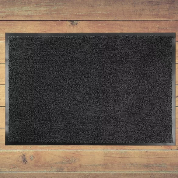 MagicHome CPM 304 lábtörlő - 60 x 90 cm, fekete/szürke