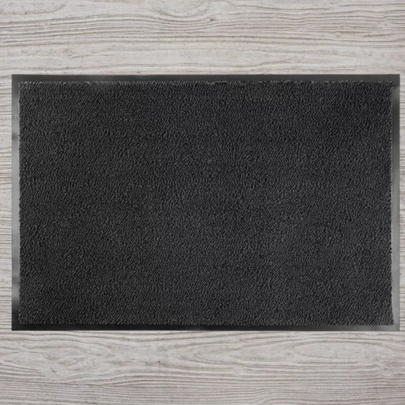 MagicHome CPM 304 lábtörlő - 60 x 90 cm, fekete/szürke