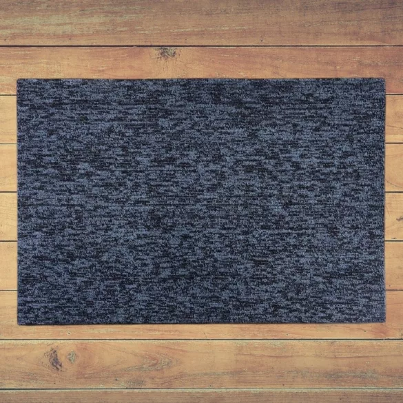 MagicHome CPM 305 lábtörlő - 60 x 90 cm, kék/fekete