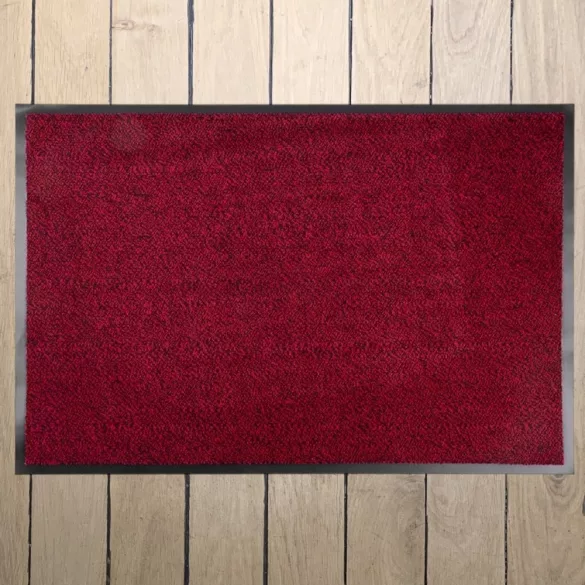 MagicHome lábtörlő - 60 x 90 cm, fekete/piros
