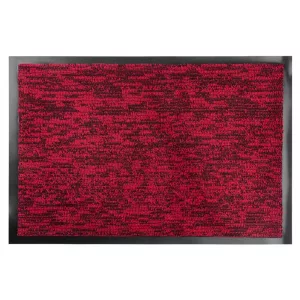 MagicHome CPM lábtörlő - 40 x 60 cm, piros/fekete