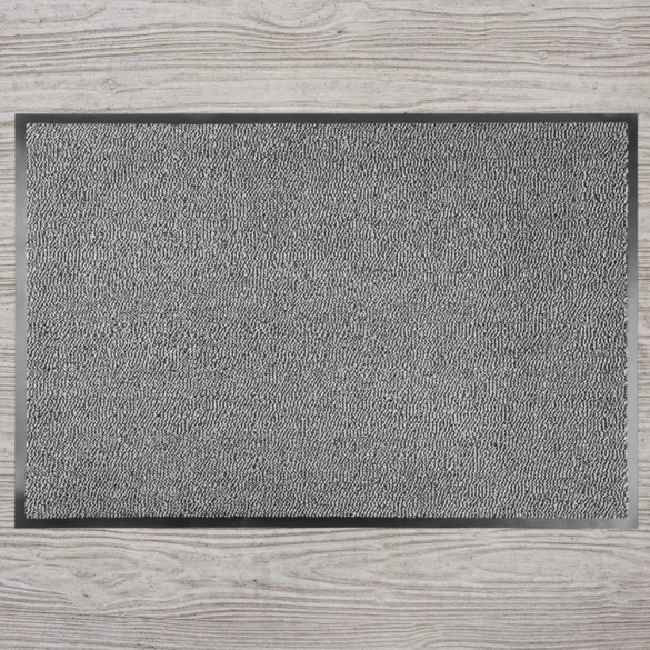 MagicHome lábtörlő - 60 x 90 cm, szürke/fekete