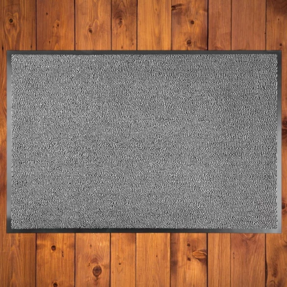 MagicHome lábtörlő - 60 x 90 cm, szürke/fekete