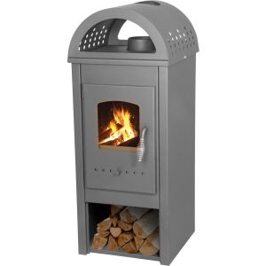 Strend Pro Thalia Nera Plus kandalló, szürke, 5,4 kW