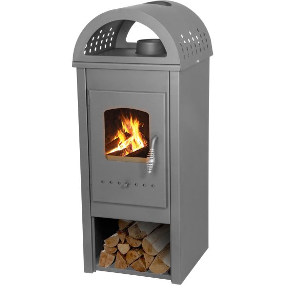 Strend Pro Thalia Nera Plus kandalló, szürke, 5,4 kW