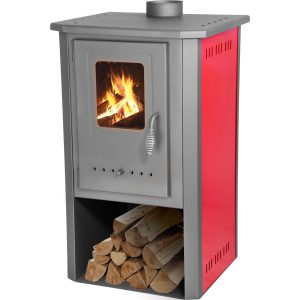 Strend Pro Thalia Pella kályha, piros, 5,4 kW