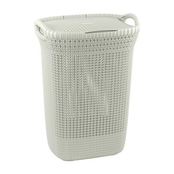Curver® KNIT 3676 szennyestartó kosár - krémszín, 57 literes