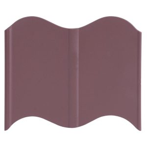 Kerti szegély, Strend Pro Garden LE799, barna, 16 x 12 cm, összekapcsolható, 510 cm hossz, műanyag, hullámos, 32 panel/csomag