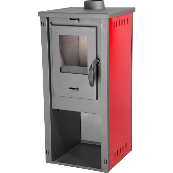 Strend Pro Thalia Okta M kályha, piros, 3,9 kW