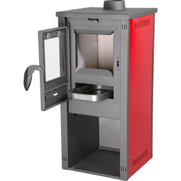 Strend Pro Thalia Okta M kályha, piros, 3,9 kW