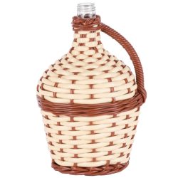   Demizson, Strend Pro Garden Cada Wilo, 2 l, bézs, üveg, műanyag fonat, egy fogantyú, borhoz és pálinkához