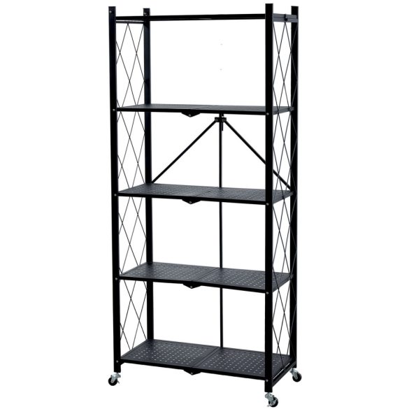 MagicHome 5 polcos összecsukható és mozgatható fém műhelypolc -163x72x34cm