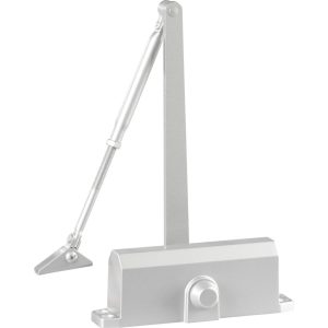 Ajtózáró, Strend Pro, ezüst, 40-65 kg, EN3, hidraulikus, tűzgátló