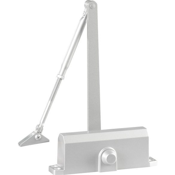Ajtózáró, Strend Pro, ezüst, 40-65 kg, EN3, hidraulikus, tűzgátló