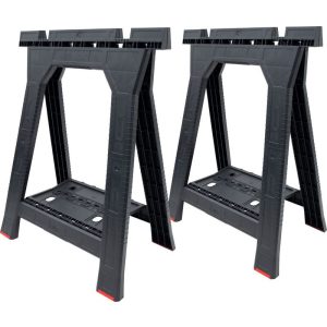 Munkabak, Qbrick Patrol, fekete, 2 db, multifunkciós, megerősített szerkezet, csúszásmentes lábak, polccal, szerszámtartóval