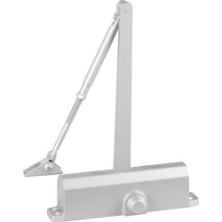   Ajtózáró, Strend Pro, ezüst, 60-85 kg, EN4, hidraulikus, tűzgátló