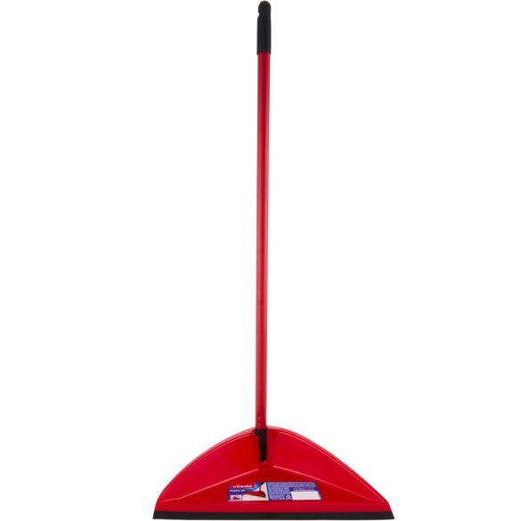 Lapát, Vileda Flexi 2 az 1-ben, 80 cm, piros-szürke, ergonomikus kialakítással, gumi peremmel, összecsukható és akasztható, helytakarékos