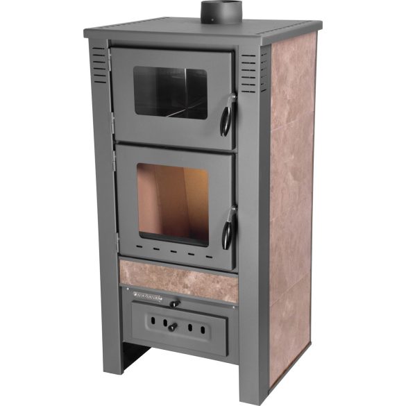 Strend Pro TAURUS kályha sütővel - mocca, 12 kW