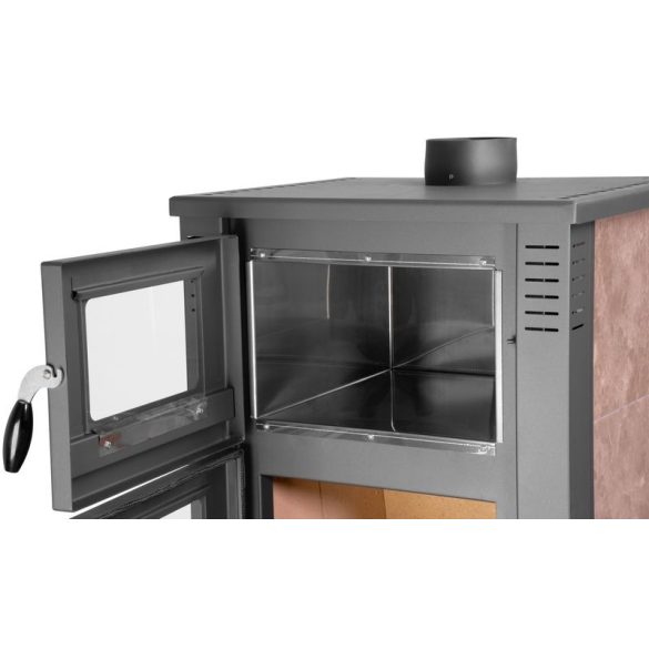 Strend Pro TAURUS kályha sütővel - mocca, 12 kW