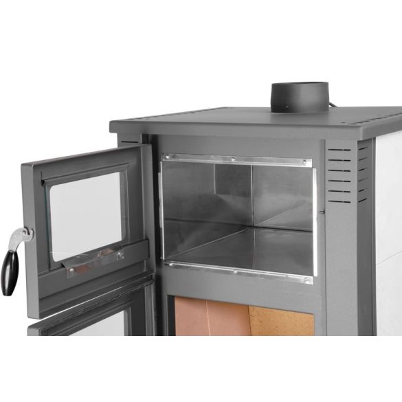 Strend Pro TAURUS kályha sütővel - fehér, 12 kW