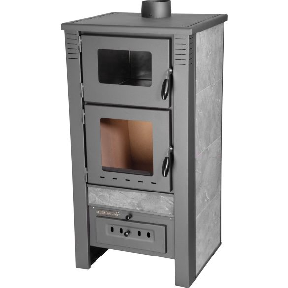 Strend Pro TAURUS kályha sütővel - szürke, 12 kW