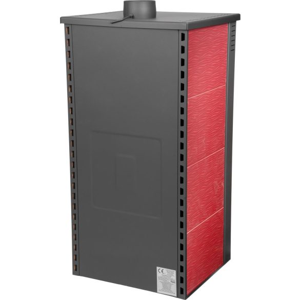 Strend Pro TAURUS kályha sütővel - piros, 12 kW