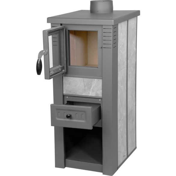 Strend Pro LAVA Ceramic kályha, szürke, 6,5 kW