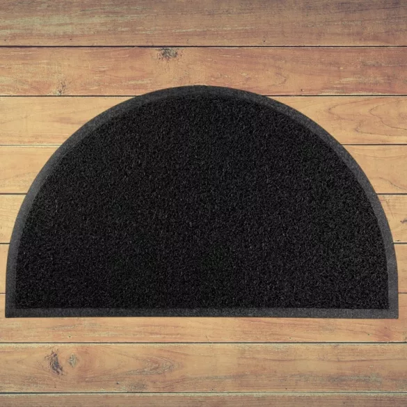 MagicHome Halfmoon lábtörlő - 45 x 75 cm, fekete