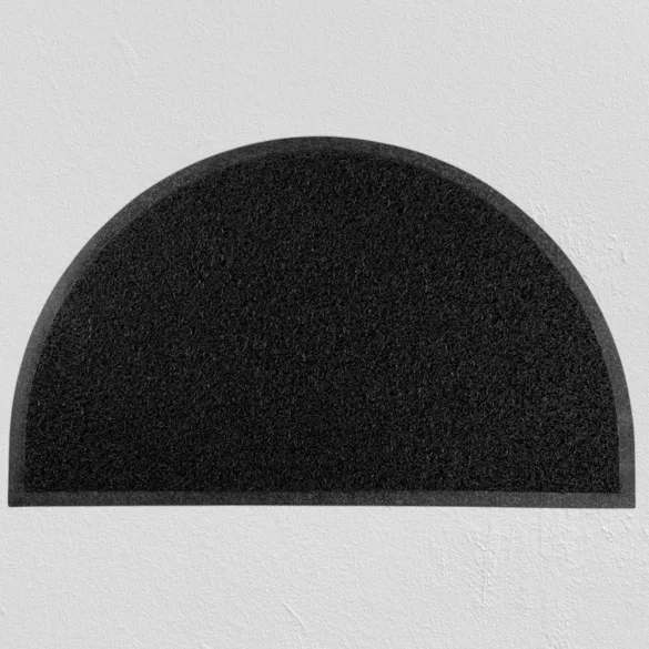 MagicHome Halfmoon lábtörlő - 45 x 75 cm, fekete