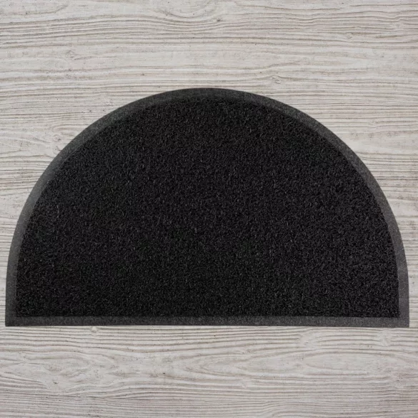 MagicHome Halfmoon lábtörlő - 45 x 75 cm, fekete