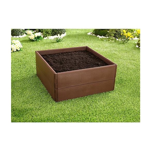 Virágágyás, Strend Pro Garden RB053, 57 x 13 cm, polipropilén, 8 részes, kiemelt