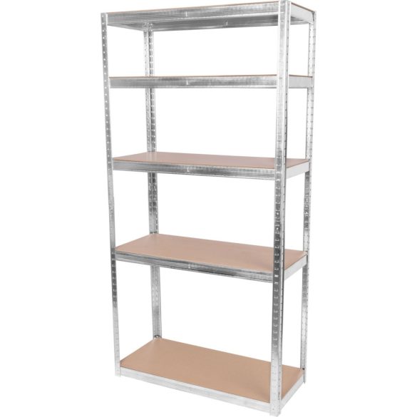 Strend Pro 5 polcos fém/MDF műhelypolc - 180x90x40cm