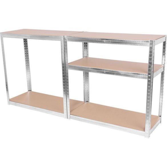 Strend Pro 5 polcos fém/MDF műhelypolc - 180x90x40cm