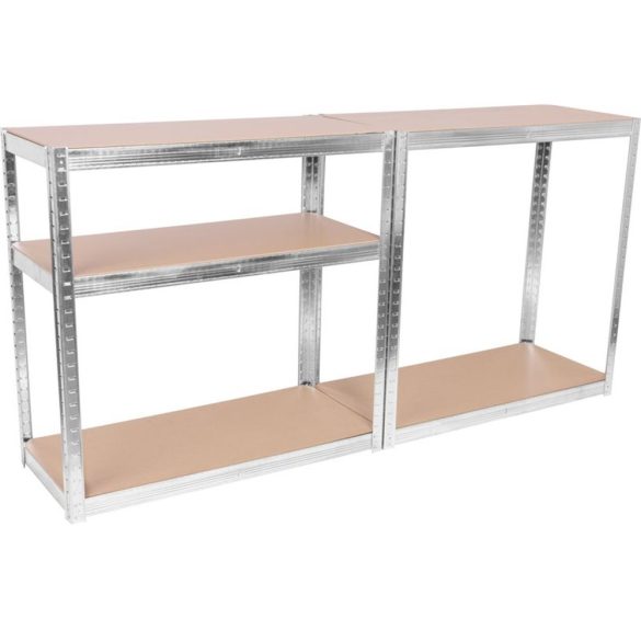 Strend Pro 5 polcos fém/MDF műhelypolc, 180 x 90 x 40 cm, teherbírás: 175 kg/polc