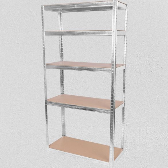 Strend Pro 5 polcos fém/MDF műhelypolc, 180 x 90 x 40 cm, teherbírás: 175 kg/polc