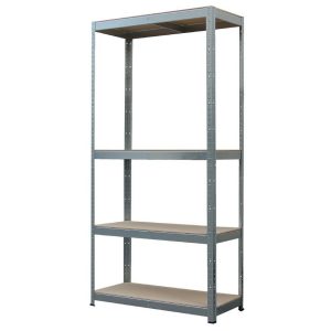 Strend Pro 4 polcos fém/MDF műhelypolc - 70x30x150cm